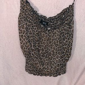 Cheetah crop top
